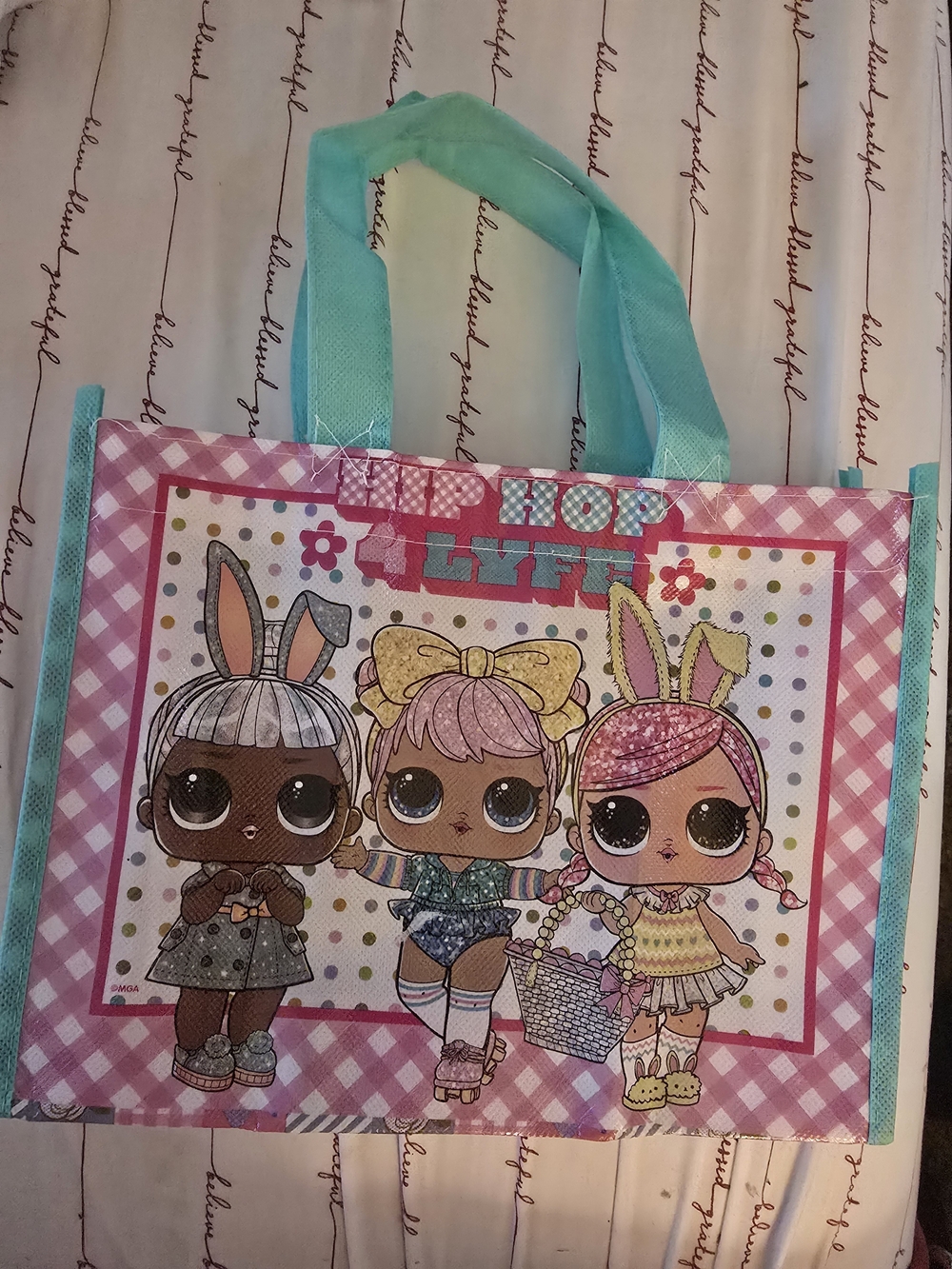L.O.L. Surprise! Character Tote Bag - Pink & Teal